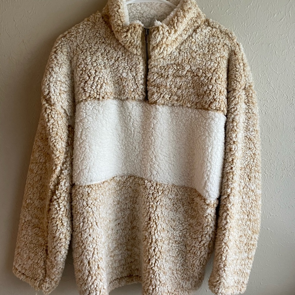 Sherpa Pullover Sweater - NWOT